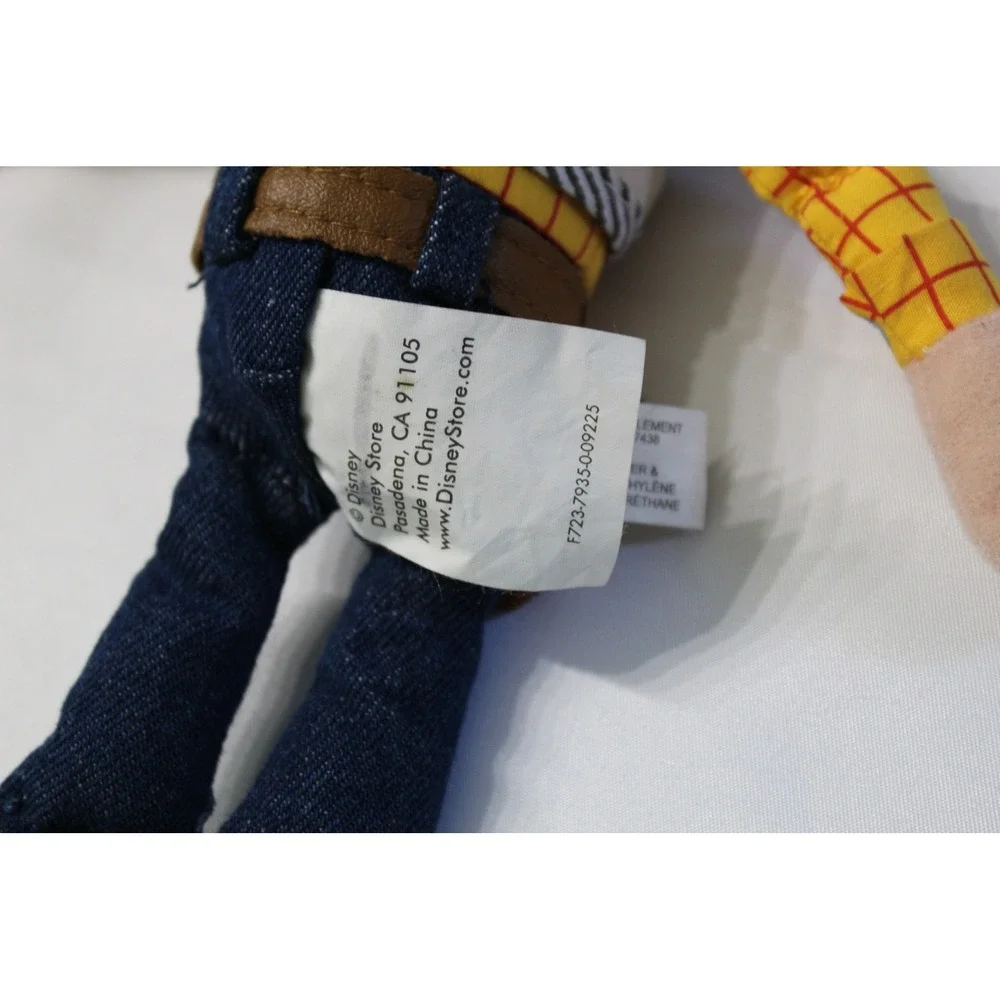 Disney Store Toy Story Woody Plush Cowboy Doll 12 inch Rotocast Head F723-7935-0